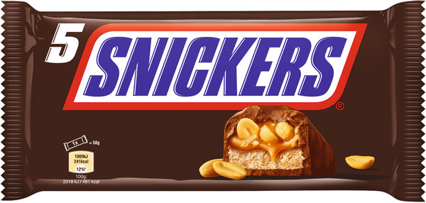 Snickers Riegel 5er x 50g (250g)