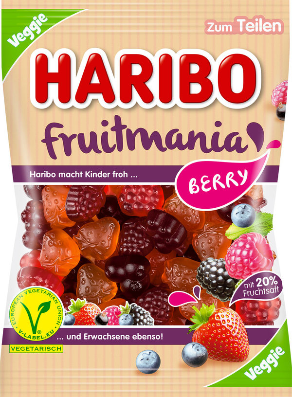 Haribo Fruitmania Berry  (160 g)
