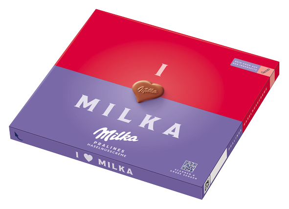 Milka I love Milka Pralinés Haselnusscréme (110g)
