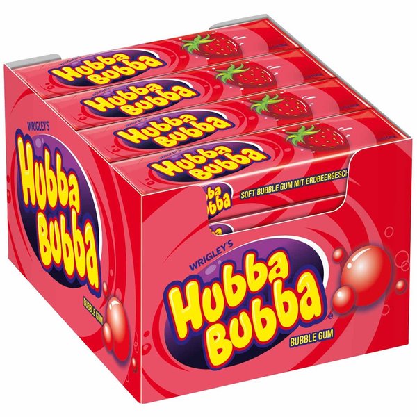 Wrigley's  Hubba Bubba Strawberry 20x35g(700g)