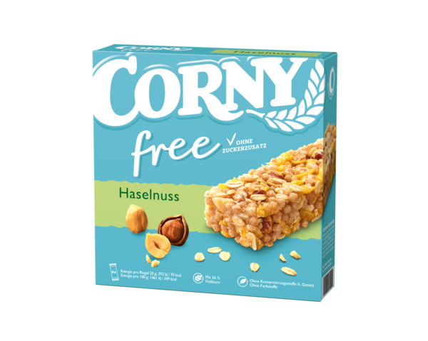 Corny free Haselnuss 6 x 20 g (120g)