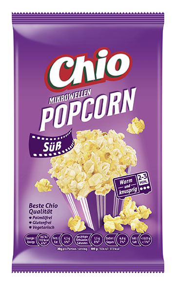 Chio Mikrowellen Popcorn Süß (100g)