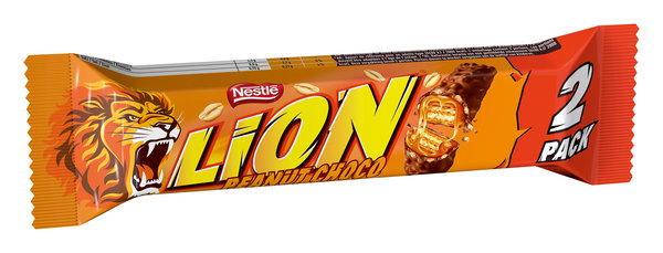 Lion Peanut Choco 2er Pack Riegel (62g)
