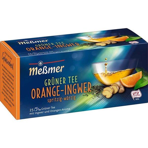 Meßmer Grüner Tee Orange - Ingwer 25er (43,75g)