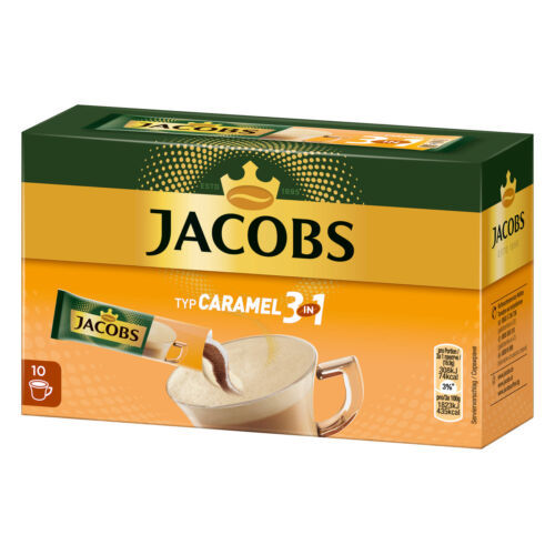 Jacobs Caramel 3 in 1 Sticks 10er -169g
