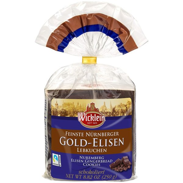 Wicklein Feinste Nürnberger Gold-Elisen-Lebkuchen schokoliert (250g)