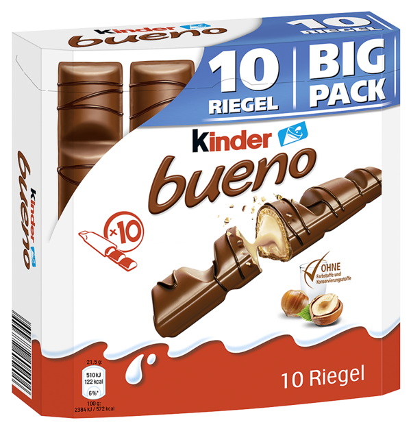 Kinder Bueno Big Pack 10er (215g)