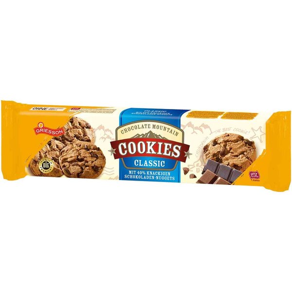 Griesson Chocolate Mountain Cookies Classic (150g)