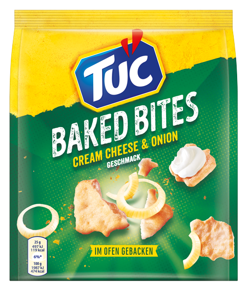 TUC Baked Bites Cream Cheese & Onion (110g)