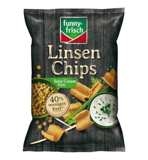 funny-frisch Linsen Chips Sour Cream (90g)