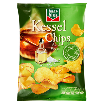 funny-frisch Kessel Chips Salt & Vinegar Style (120g)