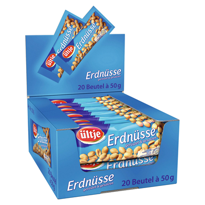 Ültje Erdnüsse geröstet & gesalzen 20x50g(1000g)