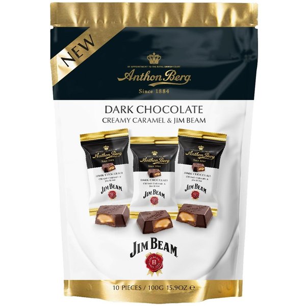 Anthon Berg Dark Chocolate Jim Beam Minis (100g)