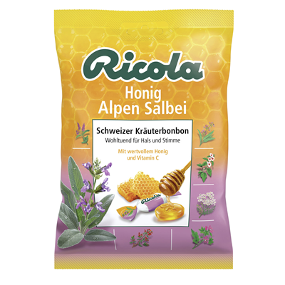 Ricola Honig  Alpen Salbei  zuckerfrei (75g)