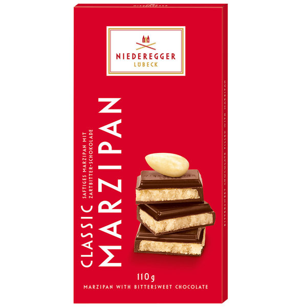 Niederegger Marzipan Tafel Classic Zartbitter (110g)