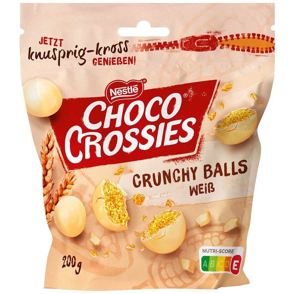 Choco Crossies Crunchy Balls Weiß (200g)
