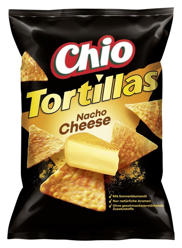 Chio Tortillas Nacho Cheese (125g)