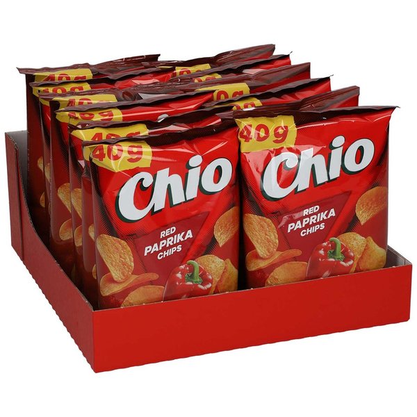 Chio Red Paprika Chips 12 x 40g(480g)