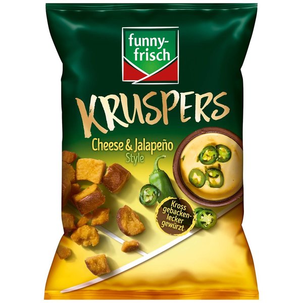 funny-frisch Kruspers Cheese & Jalapeño Style (120g)