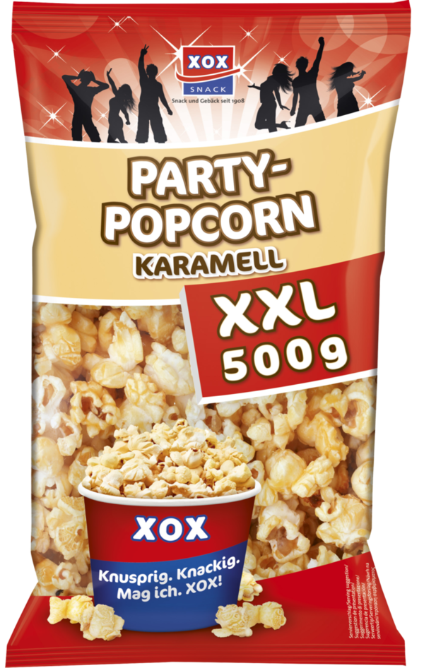 XOX Party-Popcorn Karamell XXL (500g)