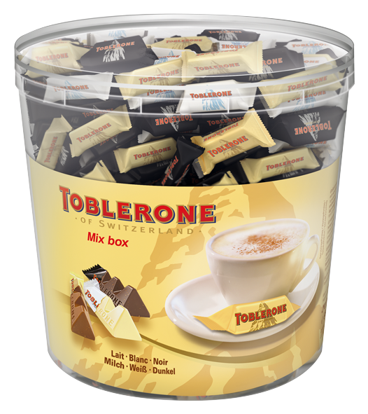 Toblerone Tiny Mix Box (Milk, Dark, White) 113er (904g)