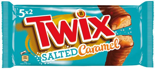 Twix Salted Caramel 5 x 46 g - Limited Edition - (230g)