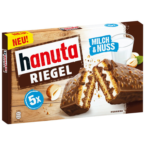 Hanuta Riegel  5er (173g) MHD 01.10.2022