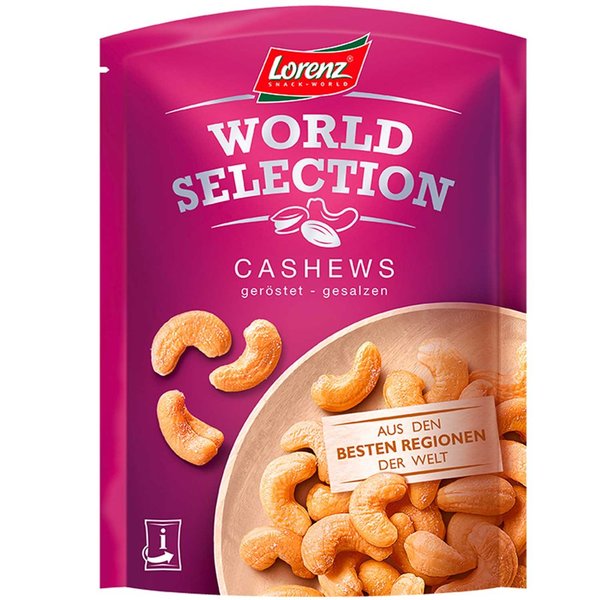 Lorenz  World Selection Cashews 100g