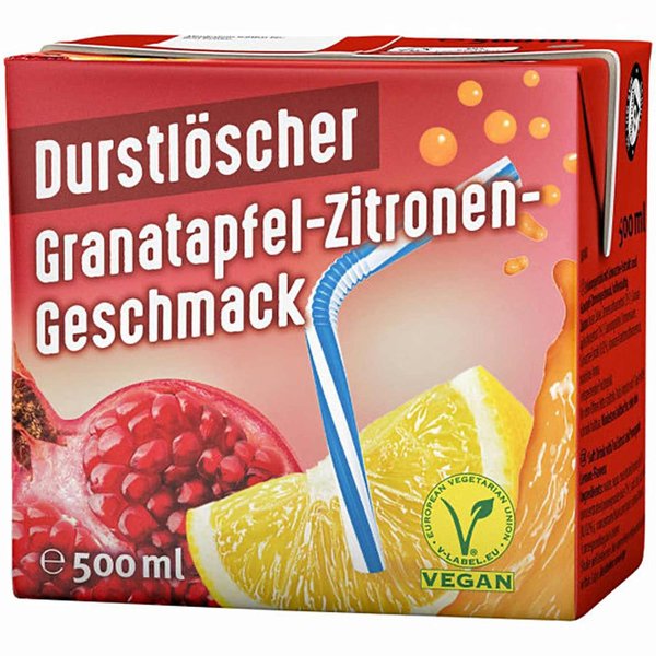 Durstlöscher Eistee Granatapfel-Zitrone (500ml)