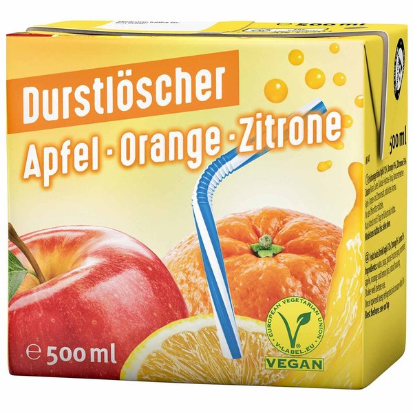 Durstlöscher Apfel-Orange-Zitrone (500ml)