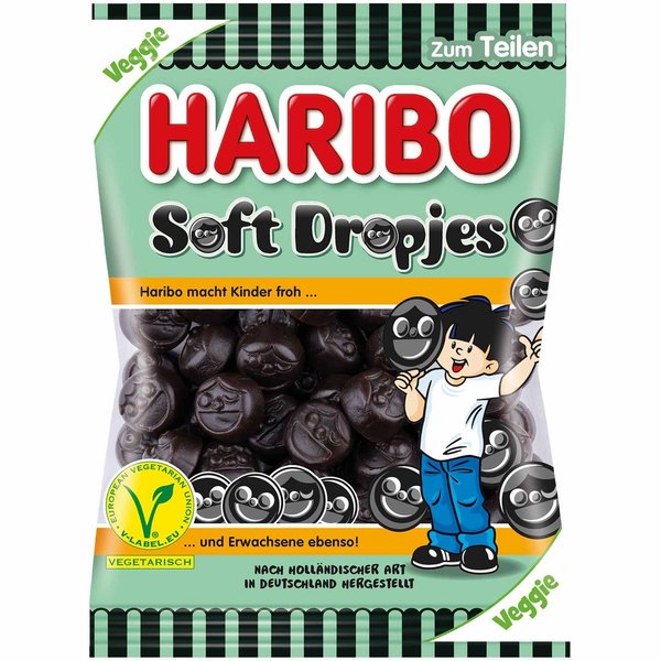 Haribo Soft Dropjes (175g)
