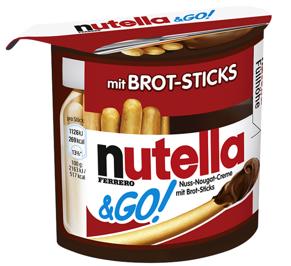 Nutella & GO! Brot-Sticks 12x52g (624g)