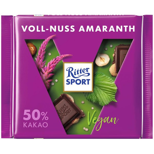 Ritter Sport Vegan Voll-Nuss Amaranth (100g)