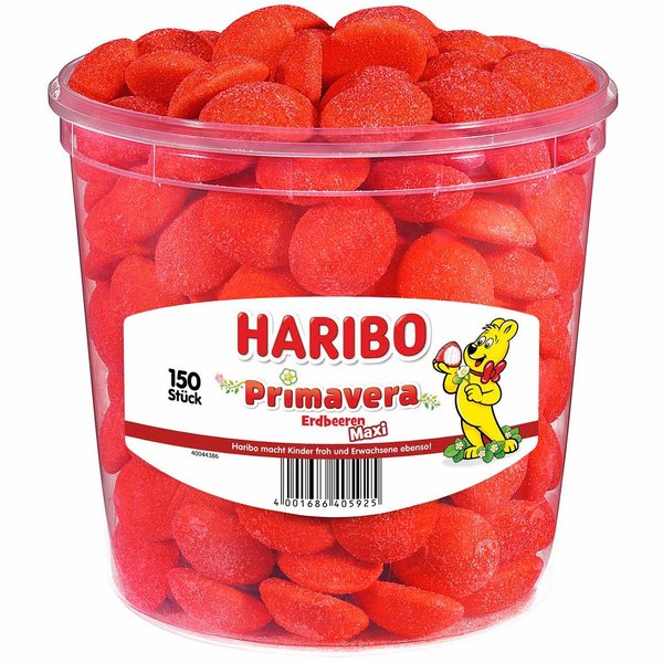 Haribo Primavera Erdbeeren Maxi 150er (1050g)