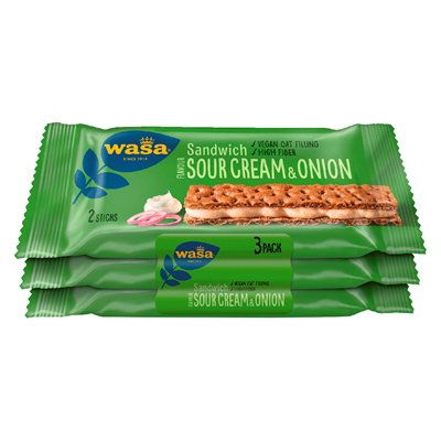 Wasa Sandwich Sour Cream & Onion 3er (99g)