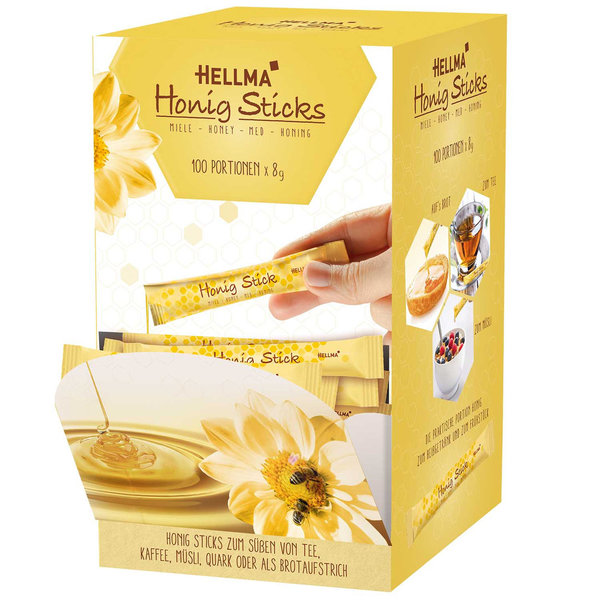Hellma Honig Sticks 100x8g(800g)