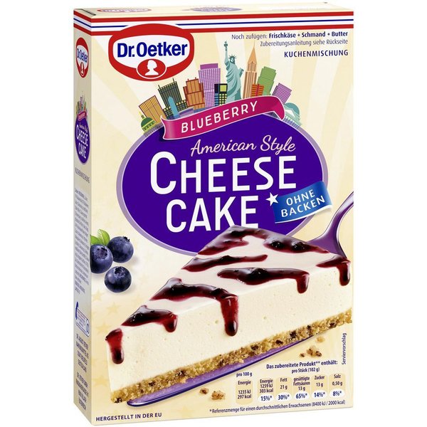 Dr. Oetker Cheesecake American Style Blueberry (335 g)