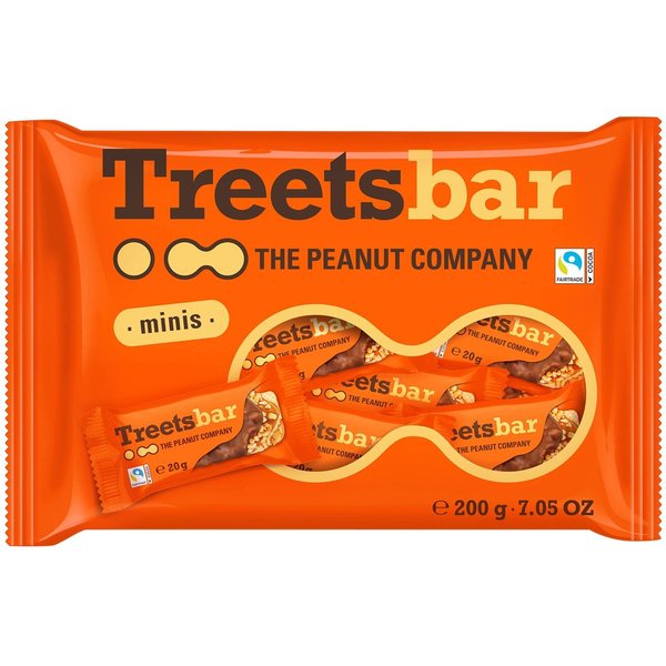 Treetsbar - The Peanut Company Minis 10x20g (200g)