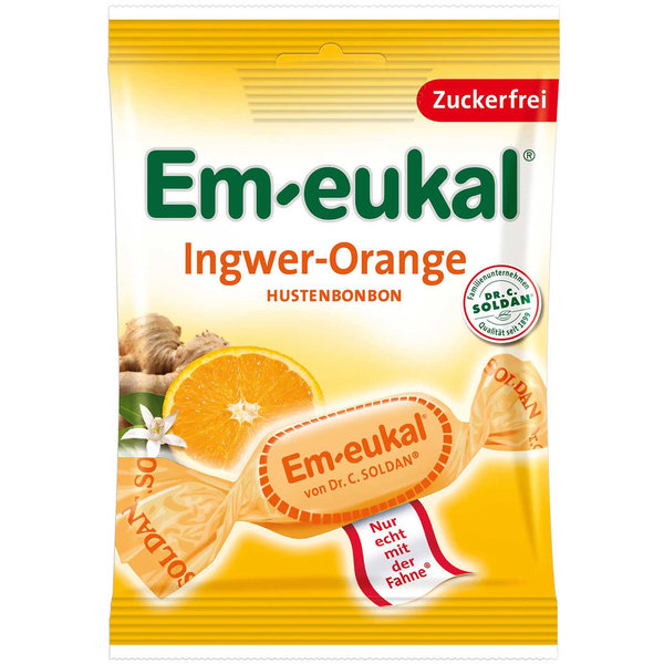 Em-eukal Ingwer-Orange zuckerfrei 75g