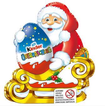 kinder Schokolade Weihnachtsmann mit Überraschung  Classic 75g