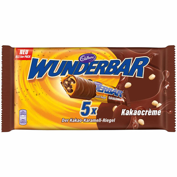 Cadbury Wunderbar Kakaocrème 5x37g(185g)