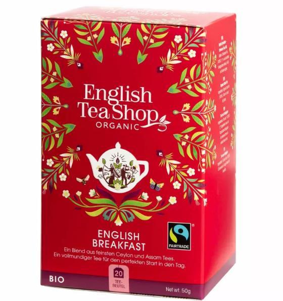English Tea Shop English Breakfast BIO 20 Teebeutel - 50g
