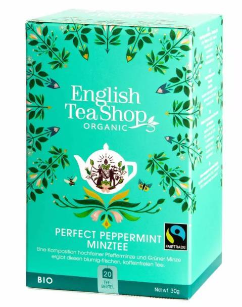 English Tea Shop Perfect Peppermint Minztee BIO 20 Teebeutel - 30g
