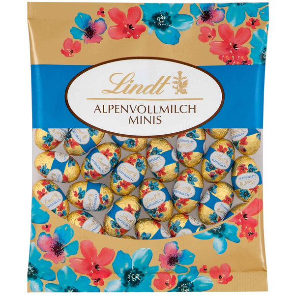 Lindt Blumen Edition Mini-Eier Alpenvollmilch 180g