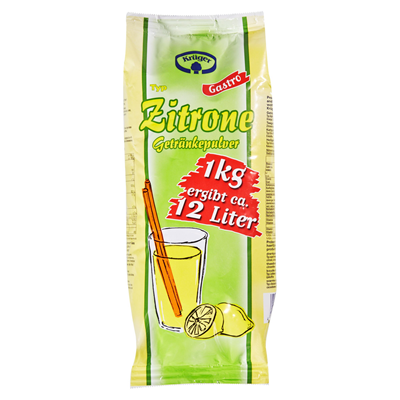 Krüger Zitrone Getränkepulver Instant - 1kg