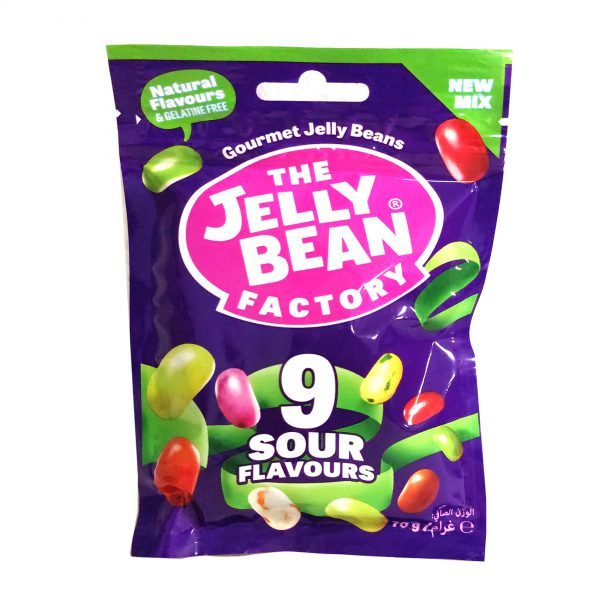 The Jelly Bean Factory 9 Sour Flavours 70g